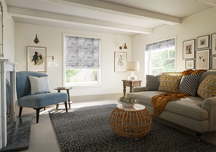 Nebula, Aluminium - Twist&Fit Roman Blind - Image 6